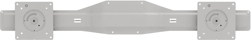 ERGOTRON - CAREFIT™ combo dual monitor kit, snow