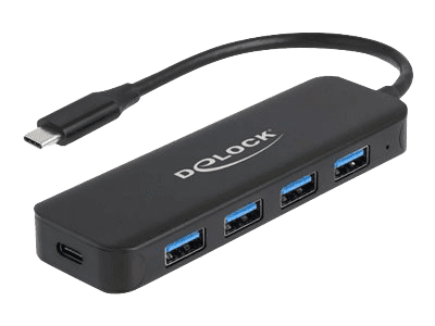 DELOCK - USB Type-C™ Hub 4 Port USB 3.2 Gen 1 with Power Delivery 85 Wat