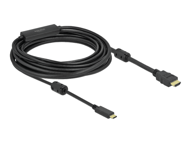 DELOCK - Active USB Type-Câ„¢ to HDMI Cable (DP Alt Mode) 4K 60 Hz 7 m