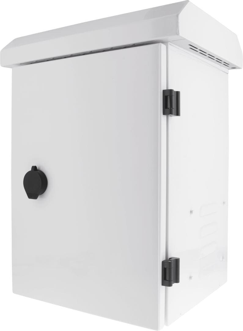 DELTACO - Lockable wall cabinet 250x240x350mm, IP55, white