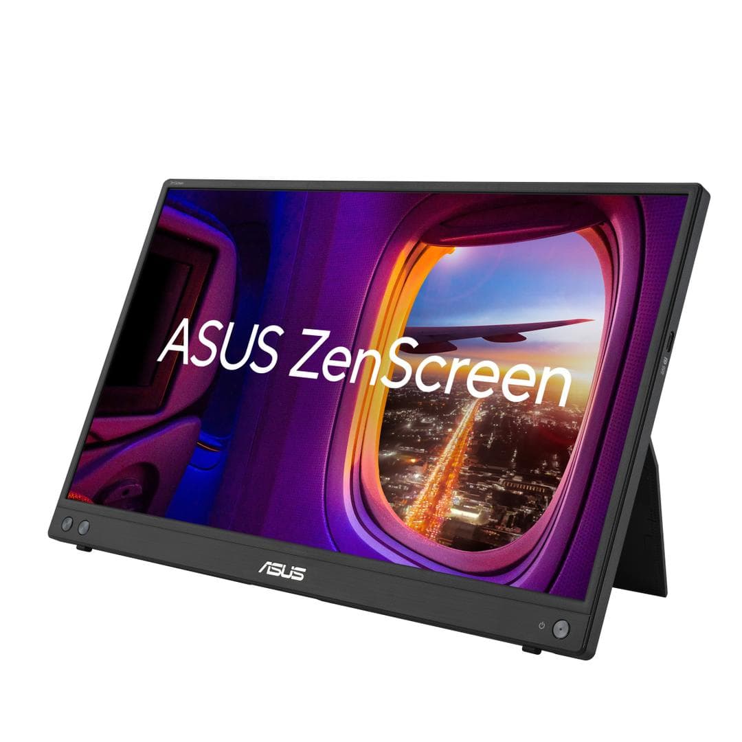 ASUS - ZenScreen MB16AHV Portable Monitor 15.6inch IPS FHD WLED 16:9 250nits 5ms HDMI 2xUSB Type-C