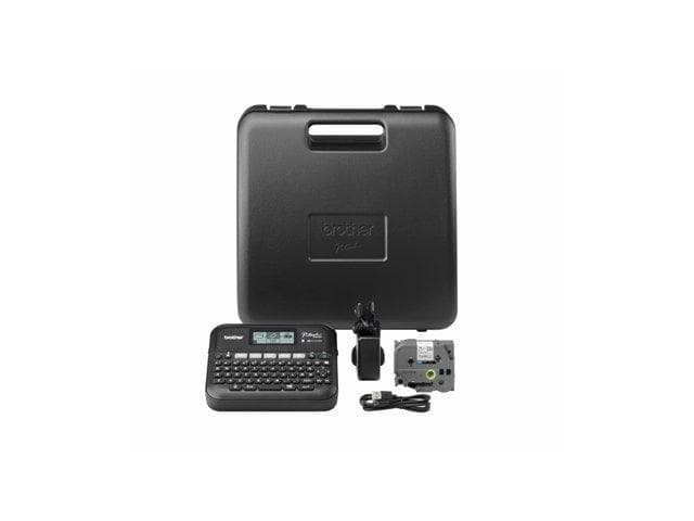 BROTHER - PT-D460BTVP P-touch Desktop Label Printer up to 18mm USB and Bluetooth Connection Includes Carry Case and AC-adapter