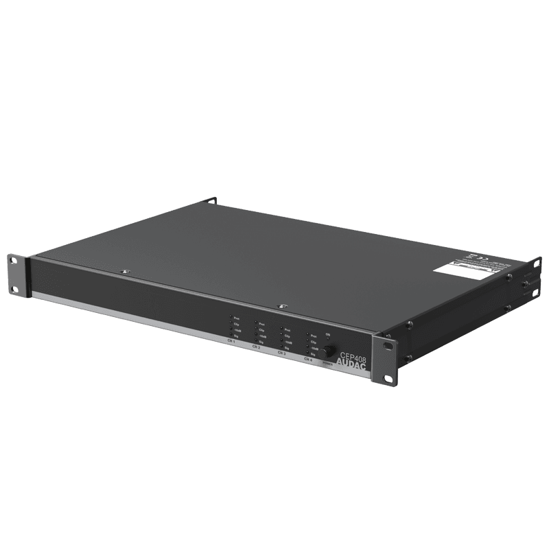 AUDAC - CEP408 4x80W 100V 4 kanals 100V forsterker