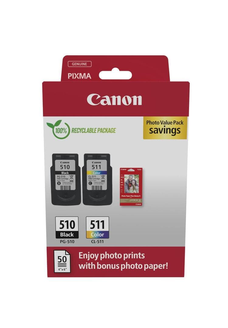 CANON - PG-510/CL-511 Ink Cartridge PVP