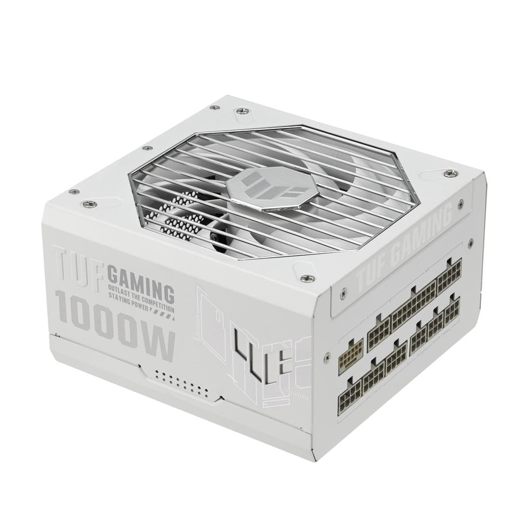 ASUS - TUF GAMING 1000W WHITE Edition 80+ Gold Fully Modular ATX 3.0