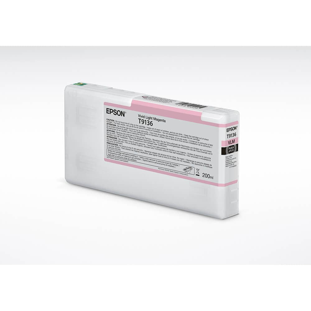 EPSON - T9136 Vivid Light Magenta Ink Cartridge 200ml