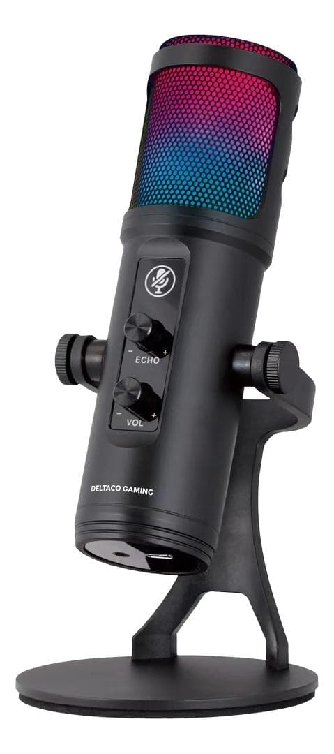 DELTACO - RGB Streaming Microphone