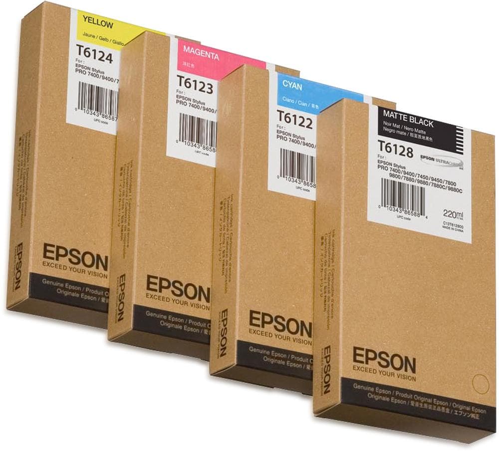 EPSON - Sglpack Matte BK T61280N 220 ml