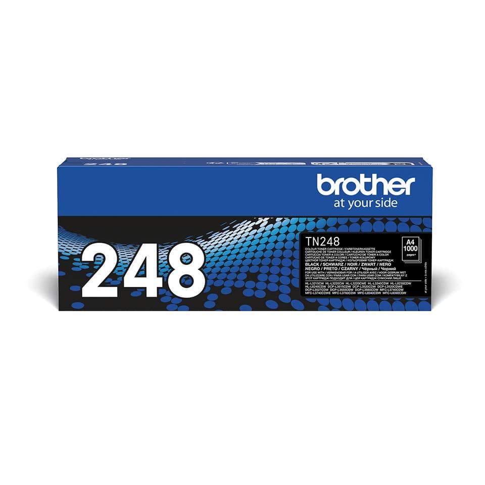 BROTHER - TN248BK Black Toner Cartridge ISO Yield 1.000 pages