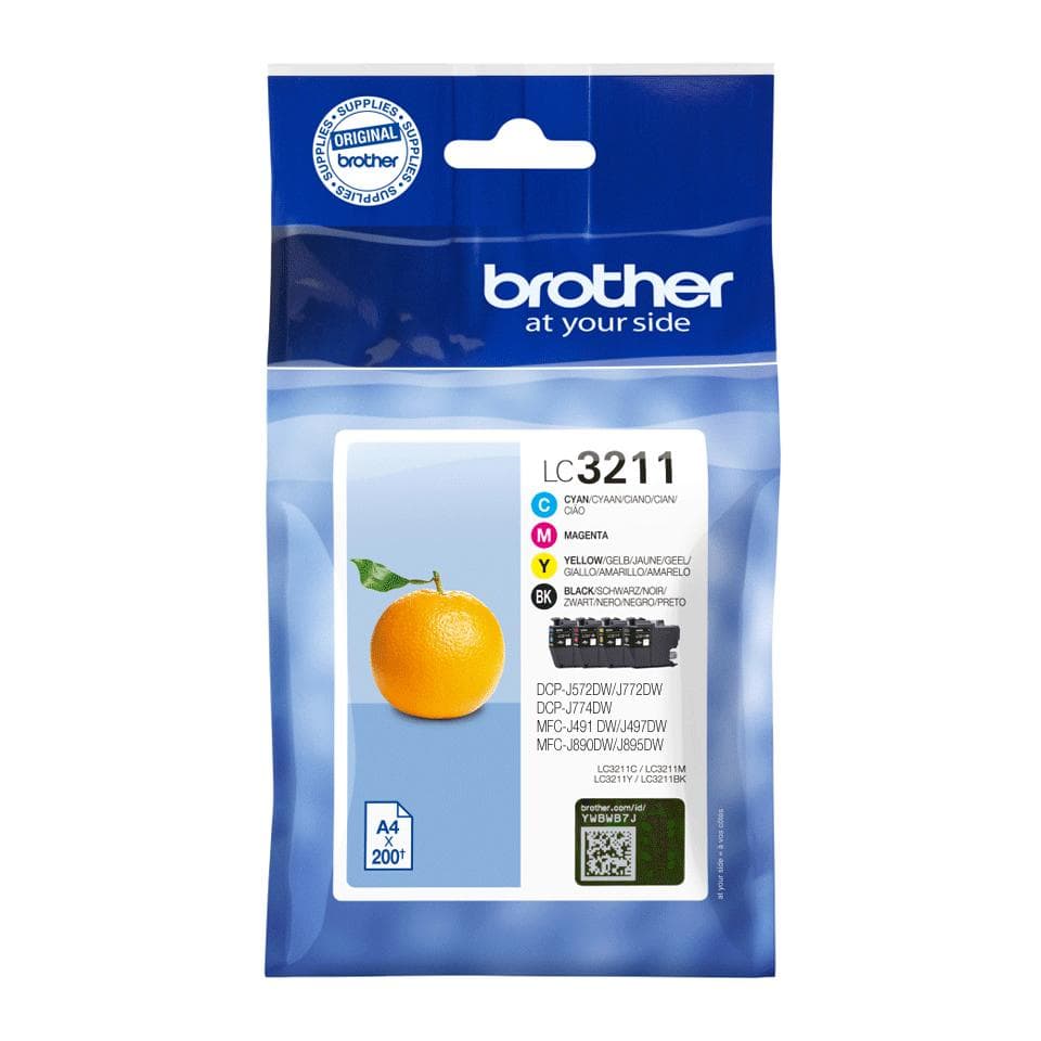 BROTHER - Ink Cart/BlK/C/M/Y 400 sh