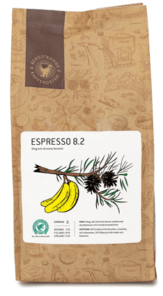 BERGSTRANDS - Espresso bönor 8.2   1000g