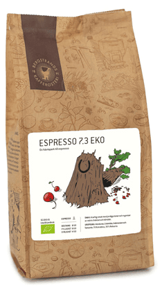 BERGSTRANDS - Espresso bönor 7.3 EKO  1000g