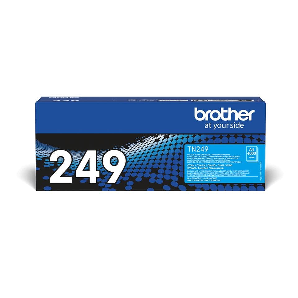 BROTHER - TN-249C Cyan Toner Cartridge Prints 4.000 pages