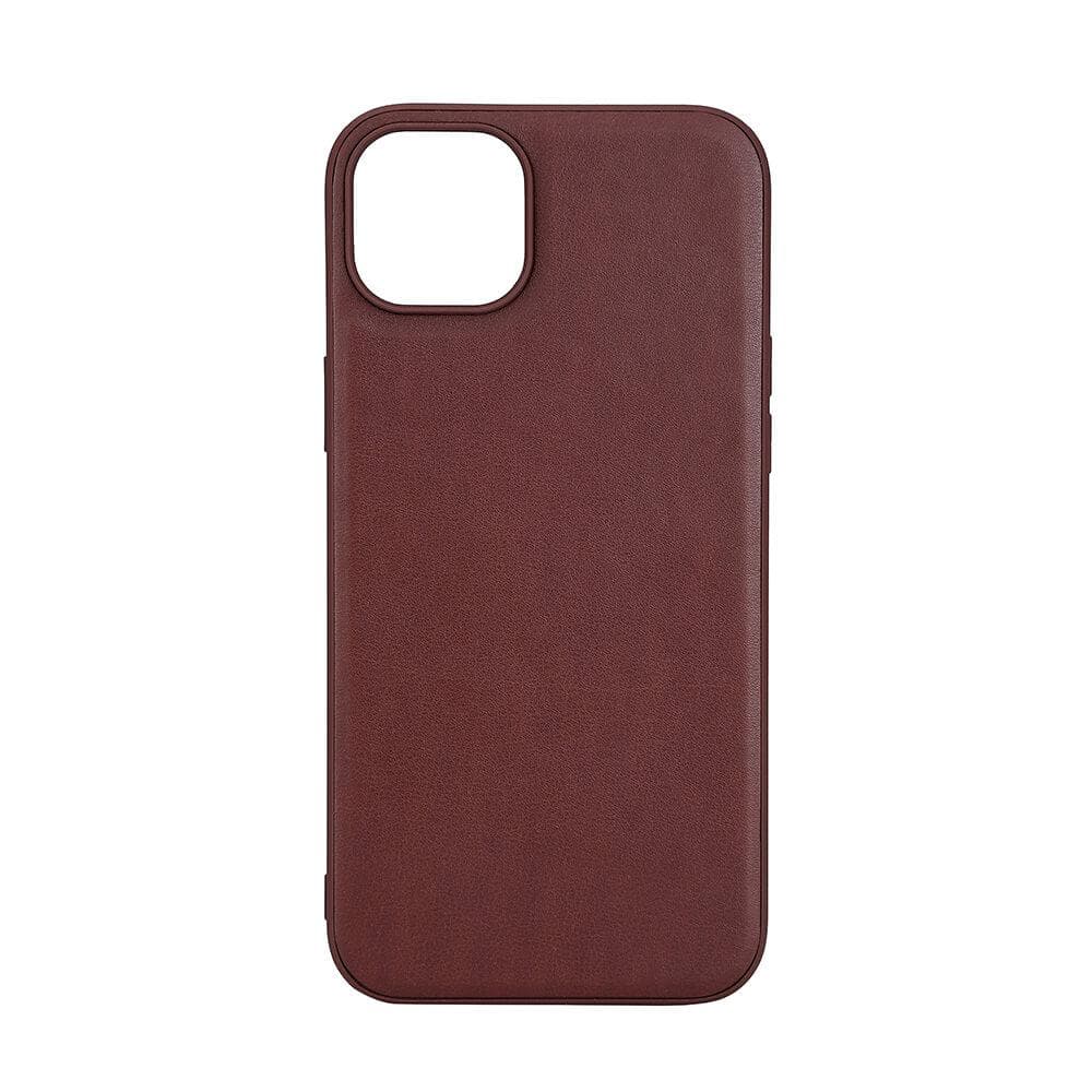 BUFFALO - Backcover PU MagSeries iPhone 15 Plus 6,7" Brown