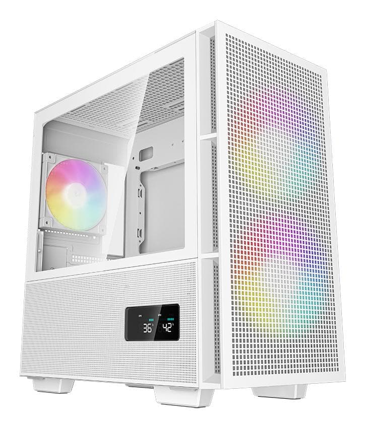 DEEPCOOL - CH360 Digital Micro-ATX Case, White
