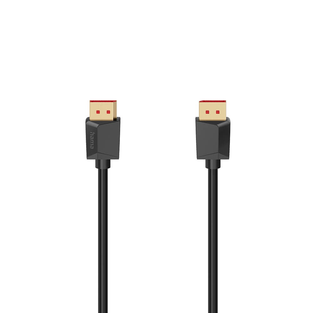 HAMA - Cable DisplayPort 2.1 8K Ultra-HD 2.0m Black