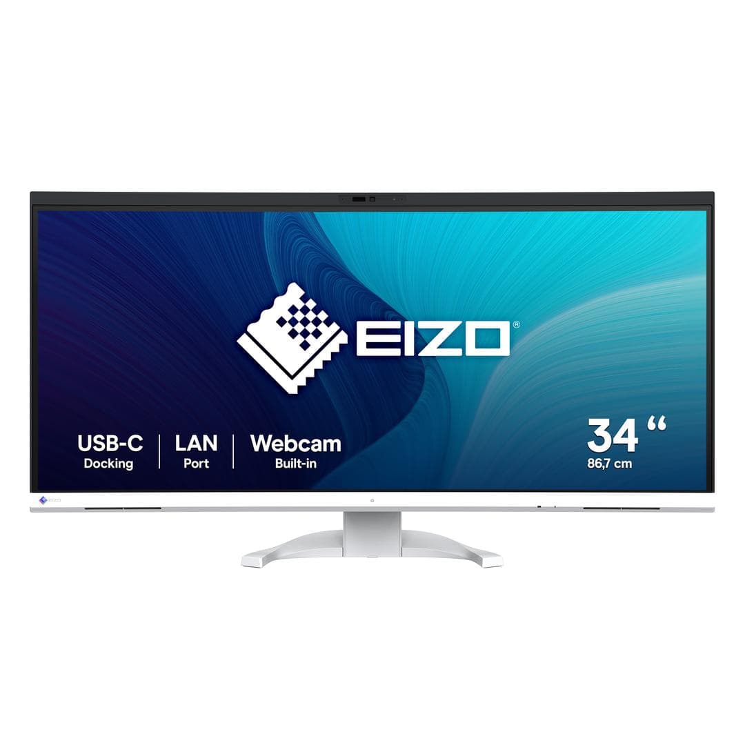 EIZO - EV3450XC-WT 34IN IPS WHITE 3440X1440 300CD/SQM 21:9 1000:1 LFD