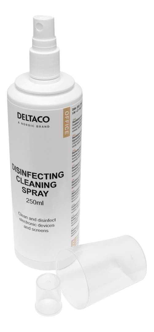 DELTACO - Office Disinfecting cleaning spray, 250 ml