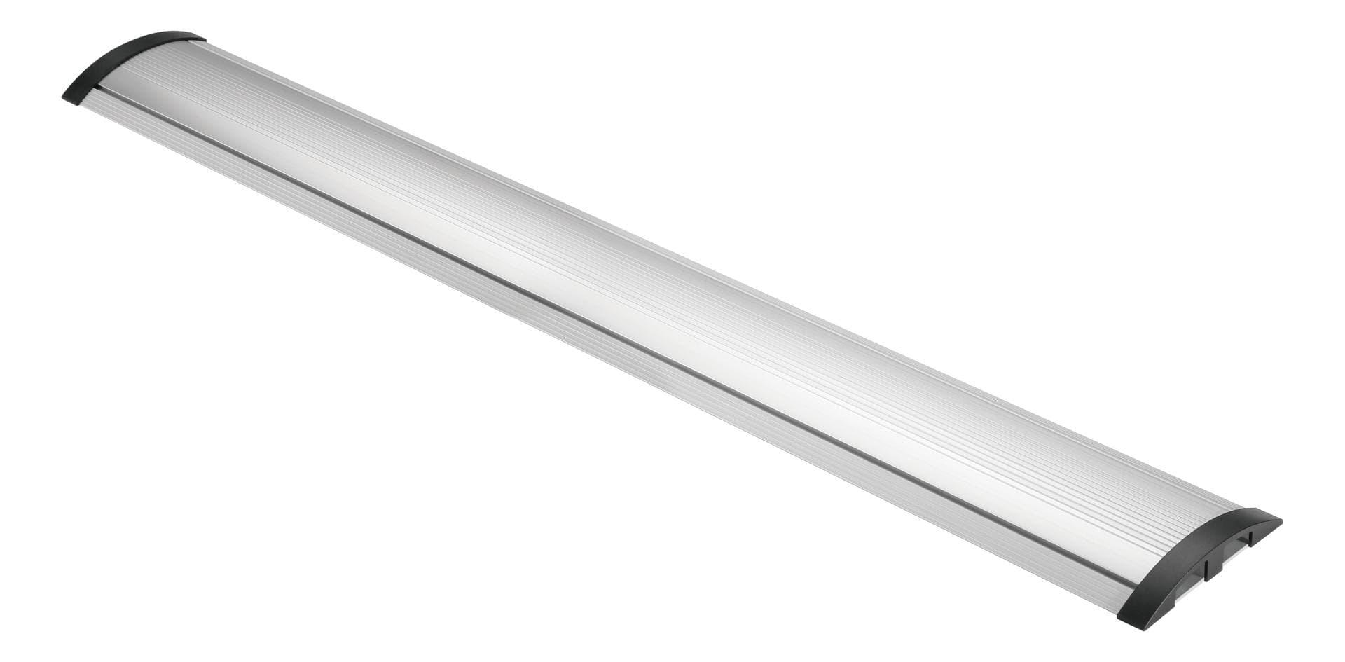 DELTACO - OFFICE Cable strip in aluminum, 1104 x 139 mm, silver
