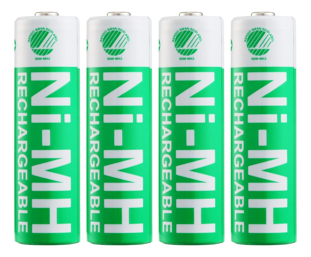 DELTACO - Ultimate Ni-Mh recharge, LR6/AA, 2500mAh, 4-pk