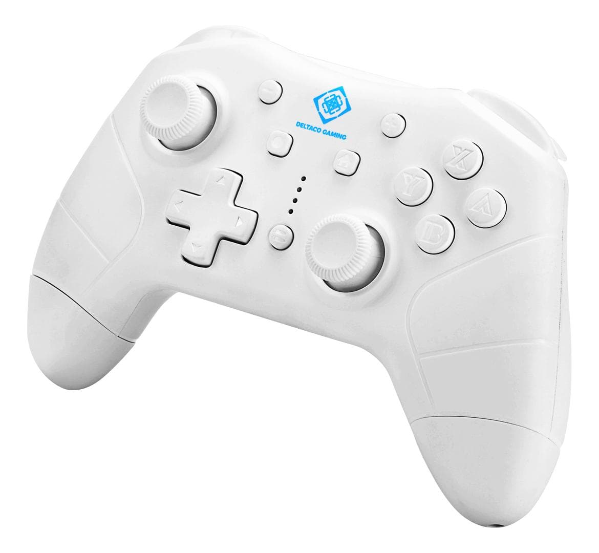 DELTACO - Nintendo switch bluetooth controller, white