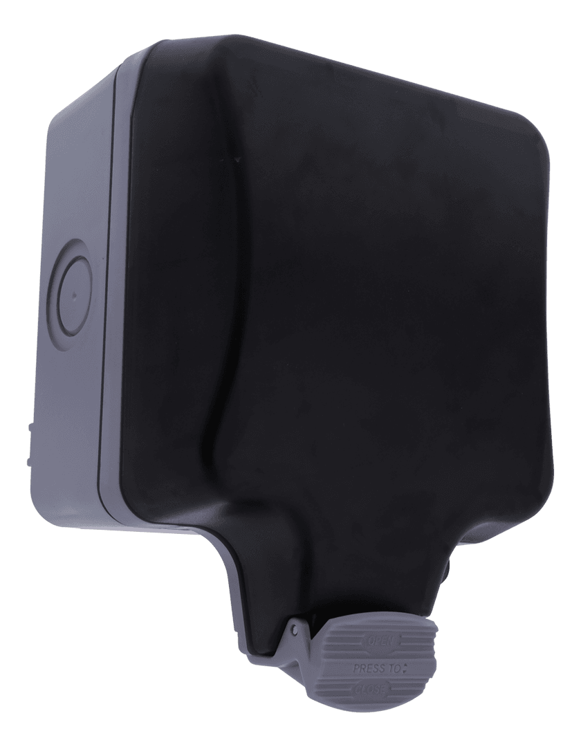DELTACO - Weatherproof box for 86 mm socket, IP68, grey