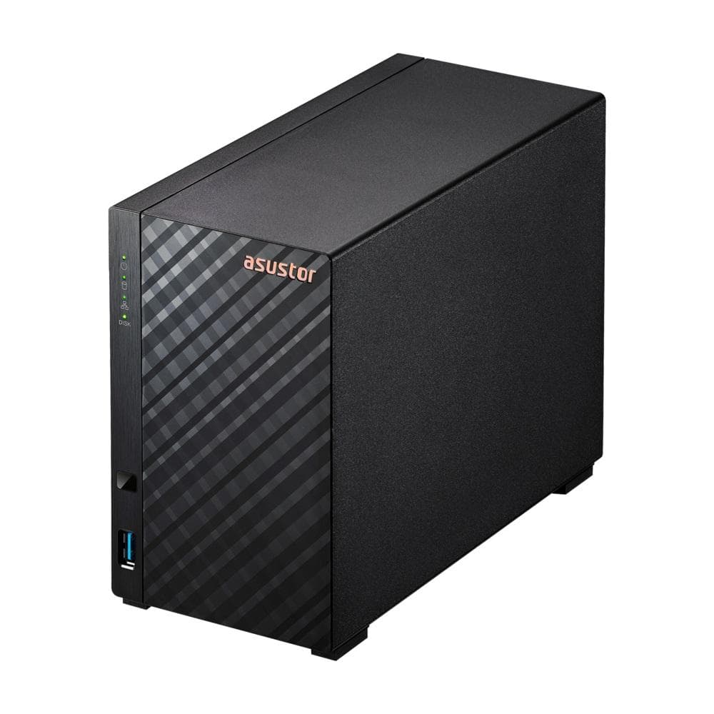 ASUSTOR - NAS 2-BAY REALTEK RTD1619B 4C 1.7 GHZ/1GB/1GBE/USB 3Y WTY