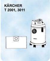 HANESTRÖM - Dust bag Kärcher T 2001 & 3011- 10 pack