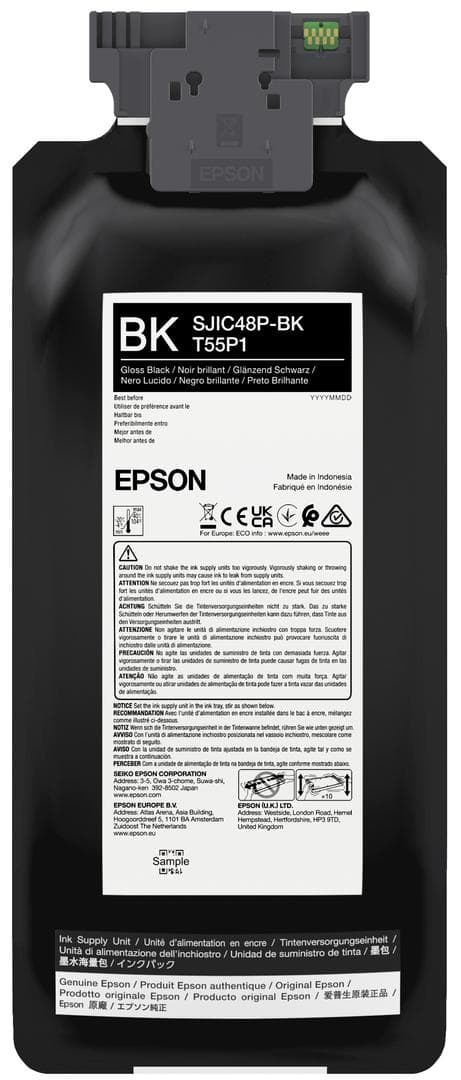 EPSON - SJIC48P-BK INK CARTRIDGE FOR CW C8000E BLACK SUPL
