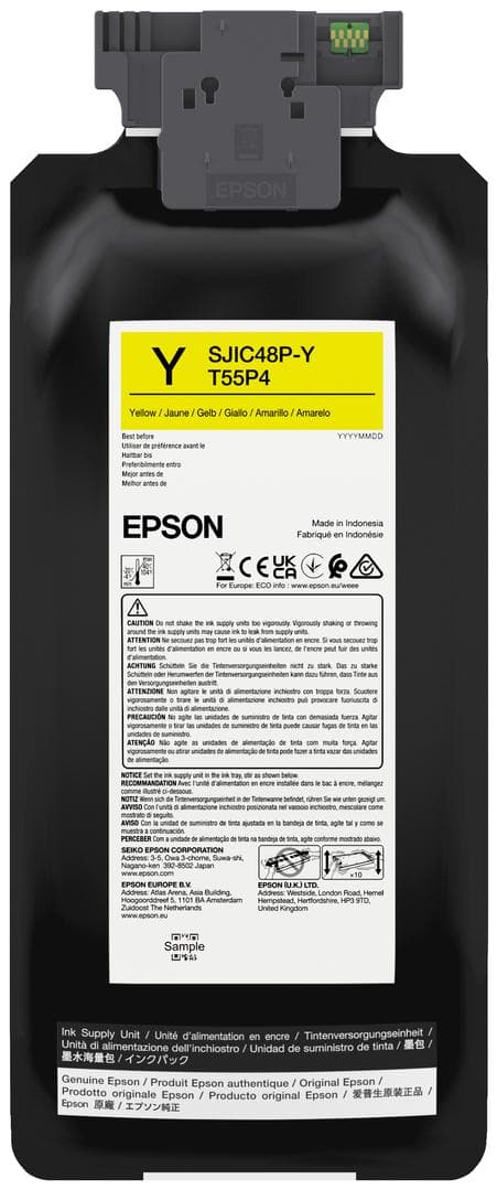 EPSON - SJIC48P-Y INK CARTRIDGE CW C8000E YELLOW SUPL