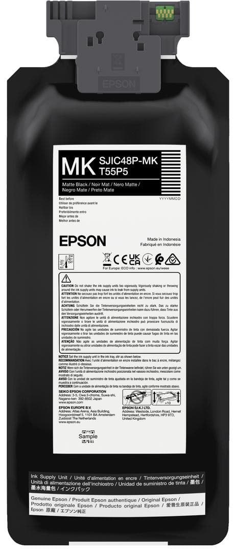 EPSON - SJIC48P-MK INK CARTRIDGE FOR CW C8000E MATT BLACK SUPL