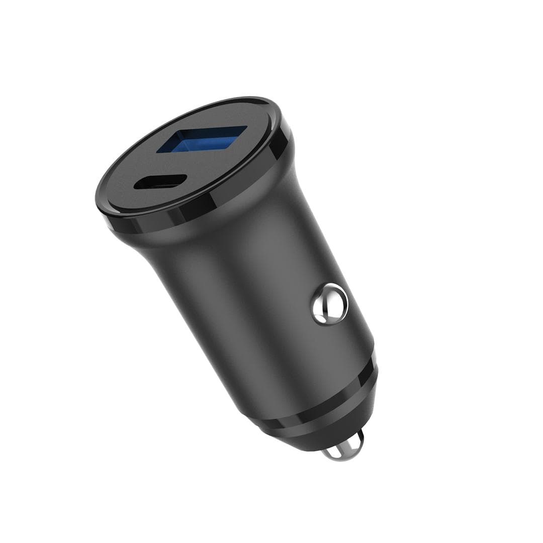 GEAR - Charger 12/24V 1xUSB-C + 1xUSB-A PD 30W + QC18.0W MAX Black