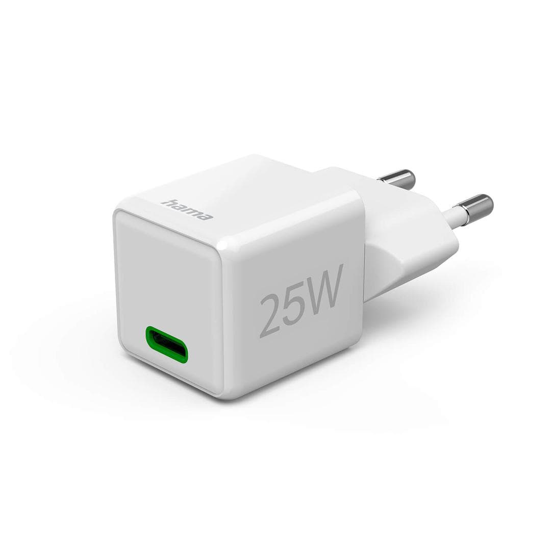 HAMA - Mini Fast Charger USB-C PD 25W White