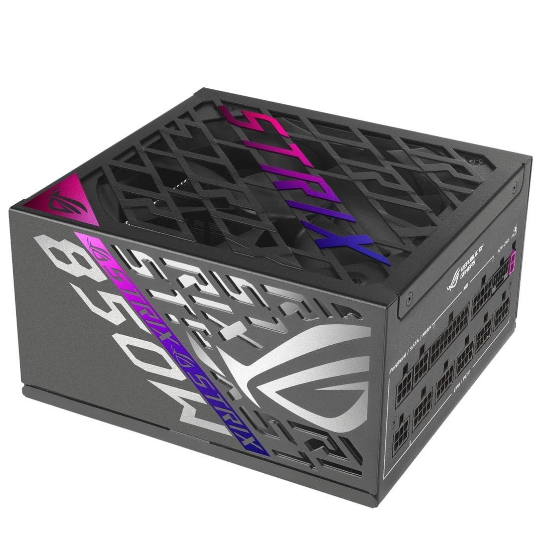 ASUS - ROG STRIX 850W 80+ Platinum Fully Modular ATX 3.1 GaN MOSFET