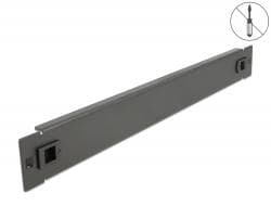 DELOCK - 19? Network Cabinet Blind Cover tool free 1U black