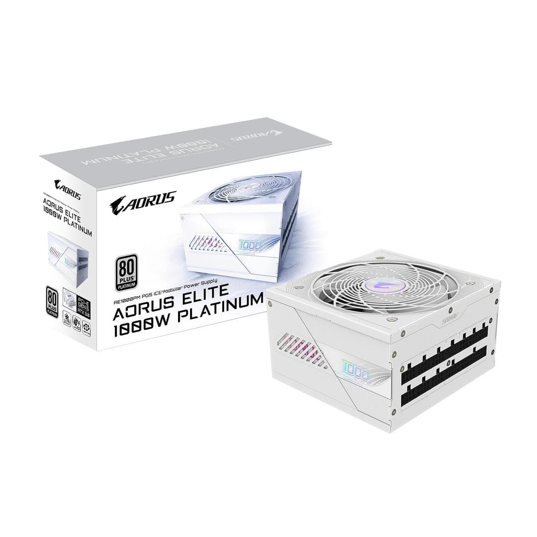 GIGABYTE - Aorus Elite P1000W Ice Power
