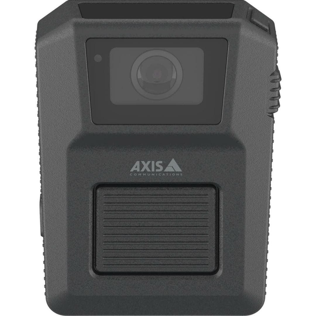 AXIS - W102 BODY WORN CAMERA BLACK OFFERS UP TO 12.5 HOURS OF CAM