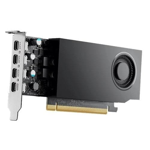 DELL - NVIDIA RTX A1000 8 GB GDDR6 half height PCIe 4.0x8 4 mDP Graphics Card