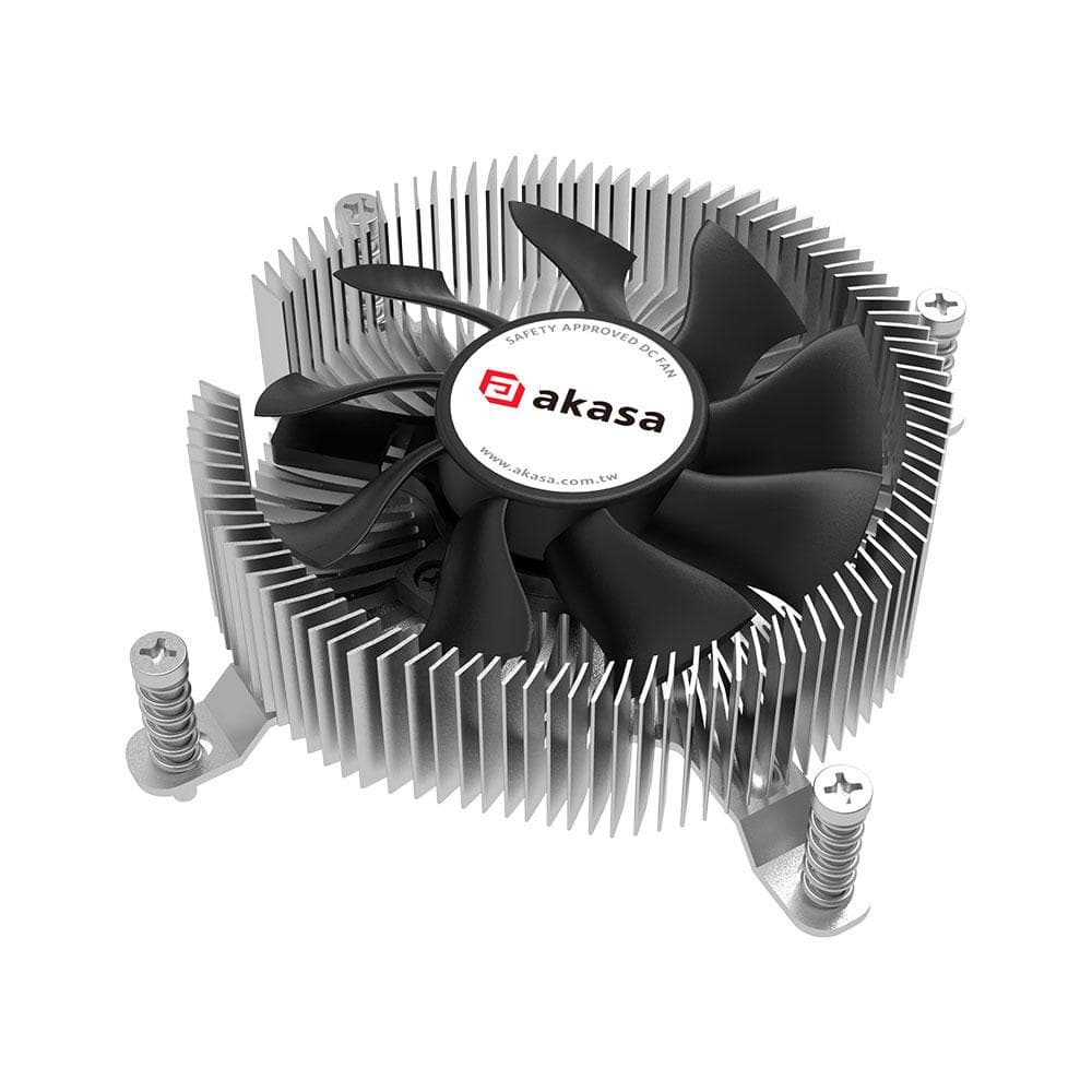 AKASA - LGA1700 Mini-ITX Cooler, 73W TDP, Alu fins with copper core