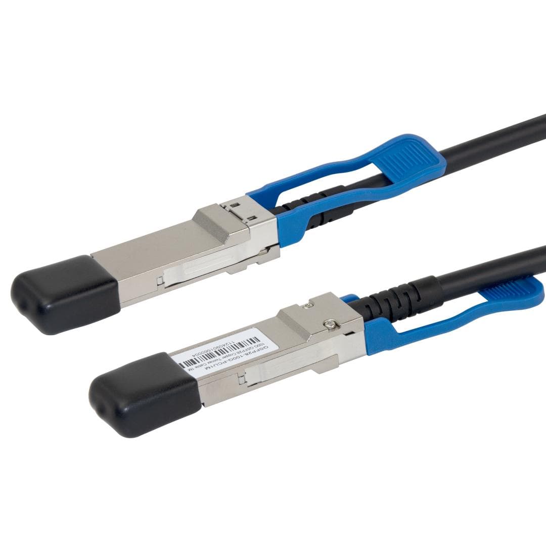 DELTACO - QSFP28 to QSFP28  100G  DAC Cable 1m, Passive, Generic, 30A