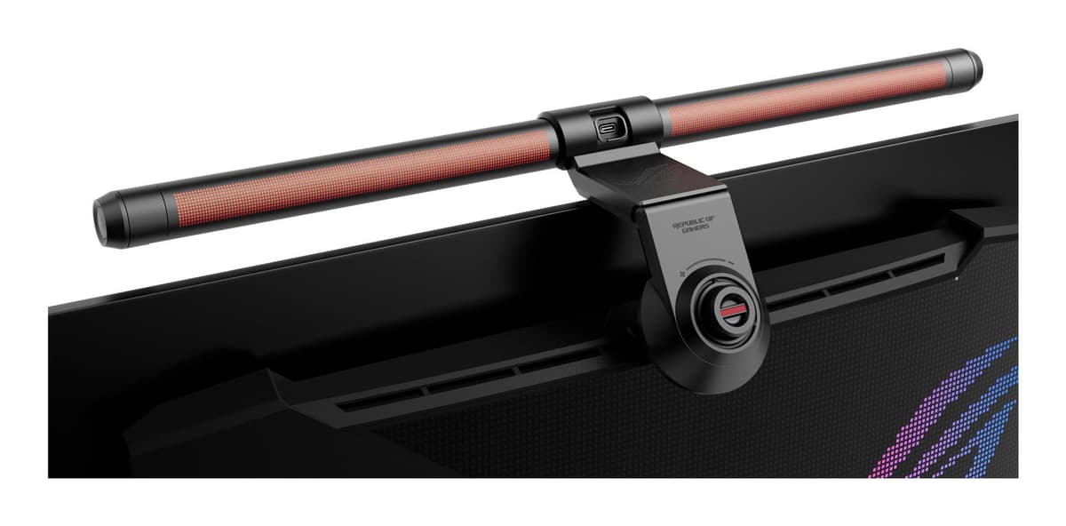 ASUS - ROG Aura Monitor Light Bar ALB01, Asymmetrical lighting, USB-C 5W