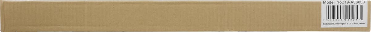DELTACO - adjustable L-profile for rack, 609 mm, 80-100 depth