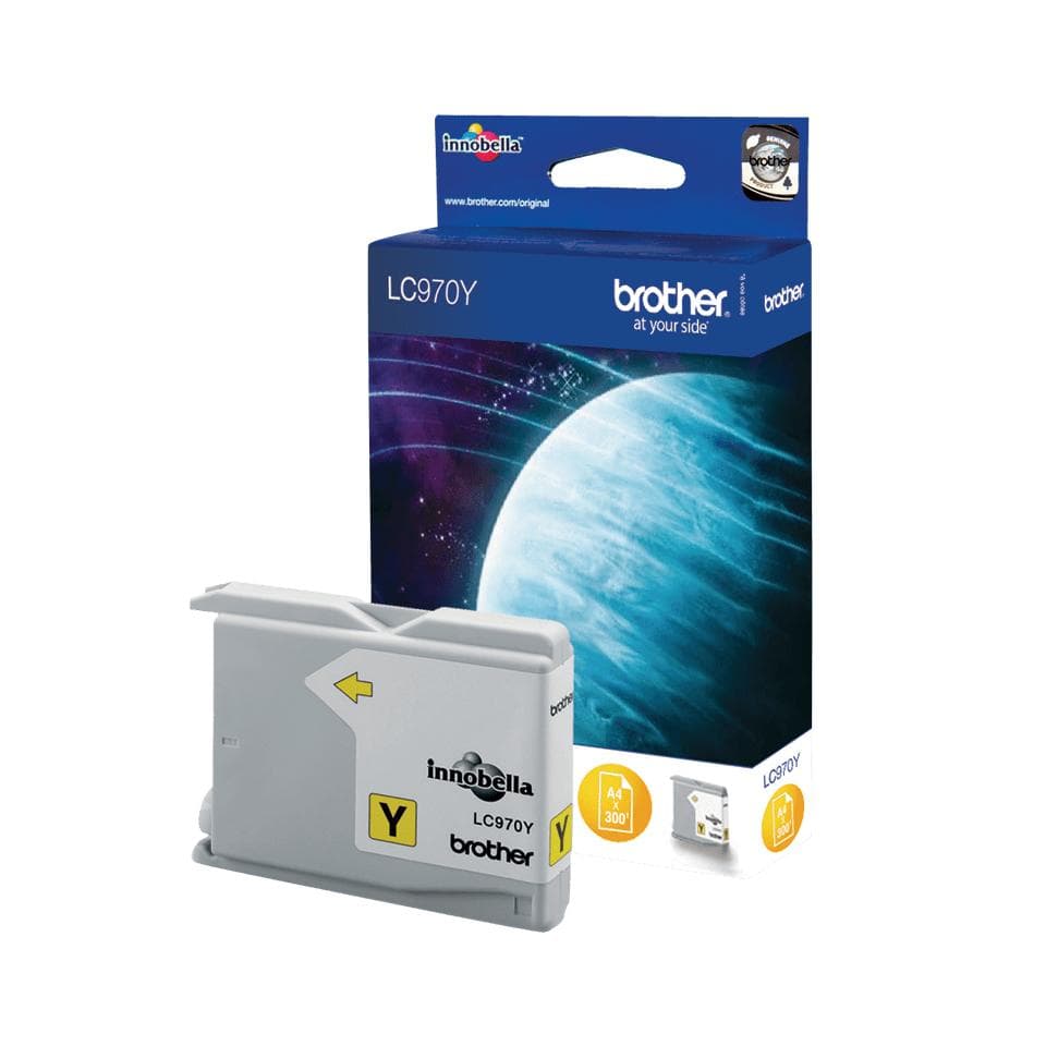 BROTHER - LC-970Y INK CARTRIDGE YELLOW F/ DCP-135C -150C MFC-235C NS