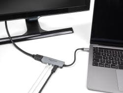 DELOCK - USB-C Adapter to HDMI 4K 60Hz Headset&Mic port,USB -C PD95W