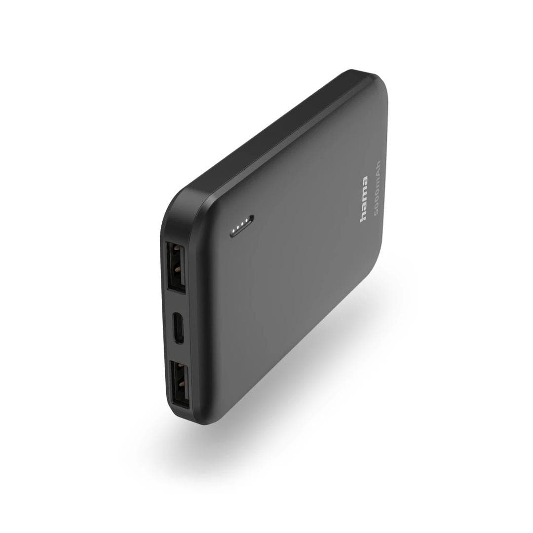 HAMA - Powerbank 5000mAh 2xUSB-A Anthracite