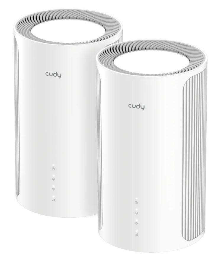 CUDY - Mesh Solution M11000 (2-pack) WF7 BE11000 Tri-Band 2.5G