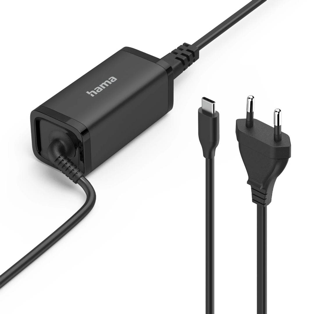 HAMA - Notebook Power Supply USB-C GaN 100-240V 5-20V/45W