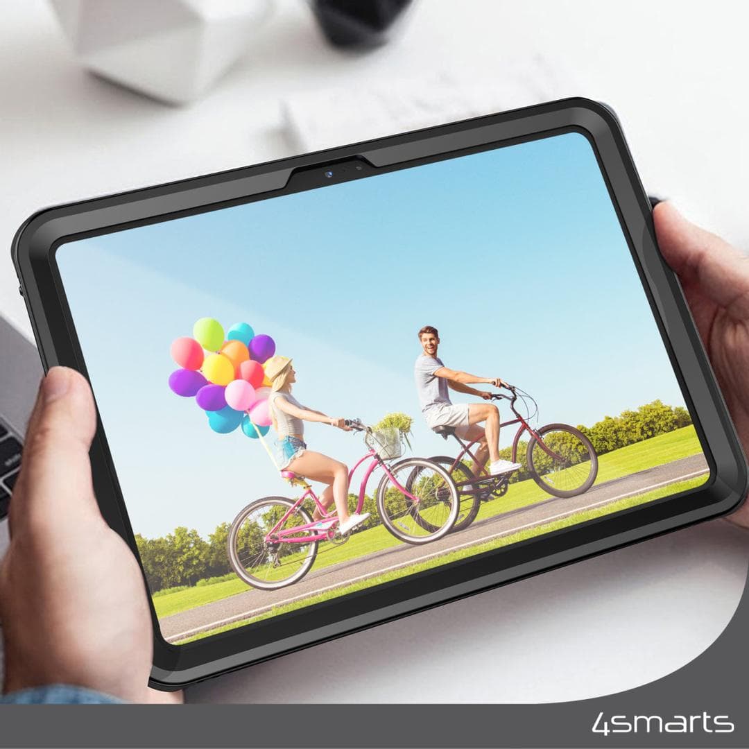 4smarts - SchutzhÃ¼lle DailyBiz fÃ¼r Apple iPad 10.9 & 11"" (10. & 11. Gen) schwarz & Ladegerät PDPlug Dual 45W GaN 2C