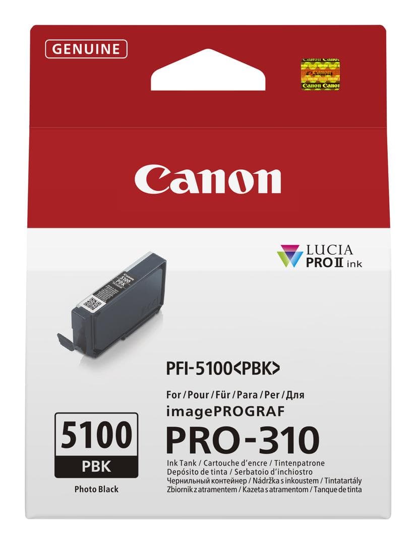CANON - Ink/Photo BK ink tank PFI-5100 PBK EUR