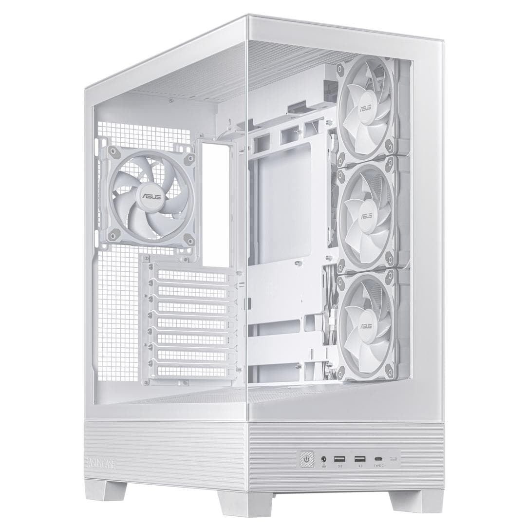 ASUS - Case A31 PLUS WHITE TG ATX